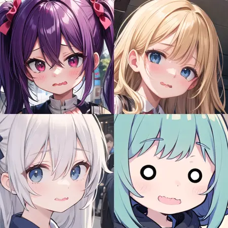 Wavy mouth (Type 4) / ăă«ăăă«ăćŁ (Type 4)