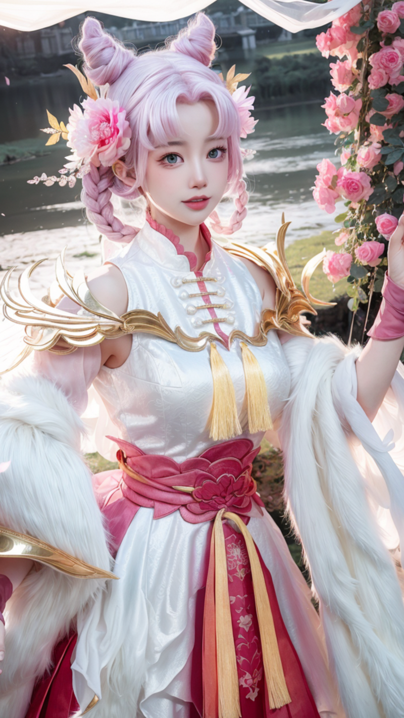 Chang'e's  skin in Honor of Kings: 拒霜思 remake | Realistic LORA image by jappww