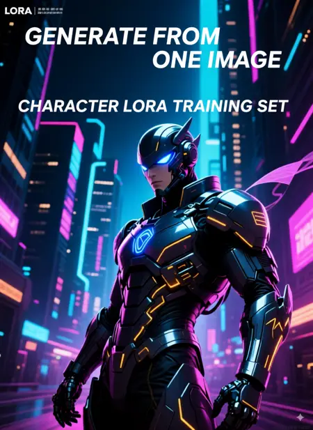 workflow-Generating a Character LoRA Dataset from a Single
