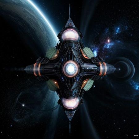 (Space battlecruiser) shaped like fractal (cucumber) in hyperspace, enters into real blackhole, real photo of blackhole hat shape on background,
dynamic movement, explosive force,  glowing, nebula, 8K resolution. sci-fi, hyperspace gate