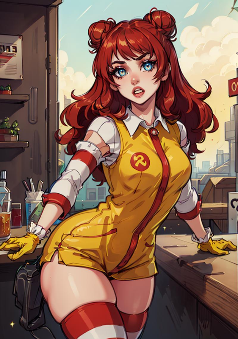 Ronald McDonald-Chan, Character/Outfit, by YeiyeiArt (Restaurant Series) -  v1.0 Showcase | Civitai