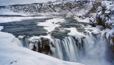 Winter Waterfall