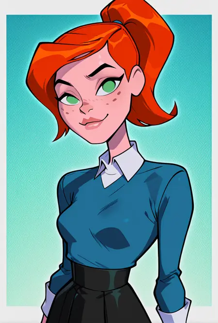 Gwen Tennyson UAF -- Ben 10 Omniverse pony+illustrious