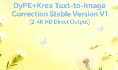 DyPE+Krea Text-to-Image Correction Stable Version V1 (2-4K HD Direct Output)