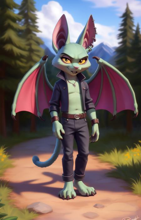 CatBat - ( Game Crash Team Rumble ) Trained on yiffymix_v36