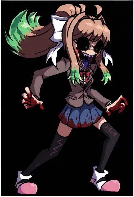 Asmodeus.chr Phase 3 (Friday Night Funkin/FNF Monika.EXE)