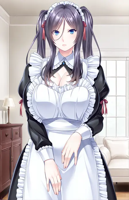 [IL] VN | Kiriko 桐子 | Iyasou na Kao Shite Kozukuri Sasete Kureru Toshiue Cool Maid o Aherasete Mesuana ni Suru Hanashi (Miel) | 嫌そうな顔して子作りさせてくれる年上クールメイドをアヘらせてメス穴にする話