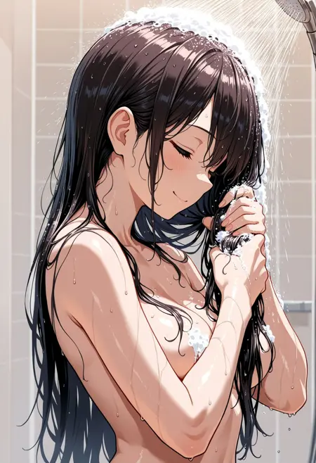 Washing / Wringing Hair