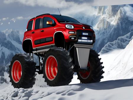 Panda 4x4 Monster preparata - Special Car Biccari