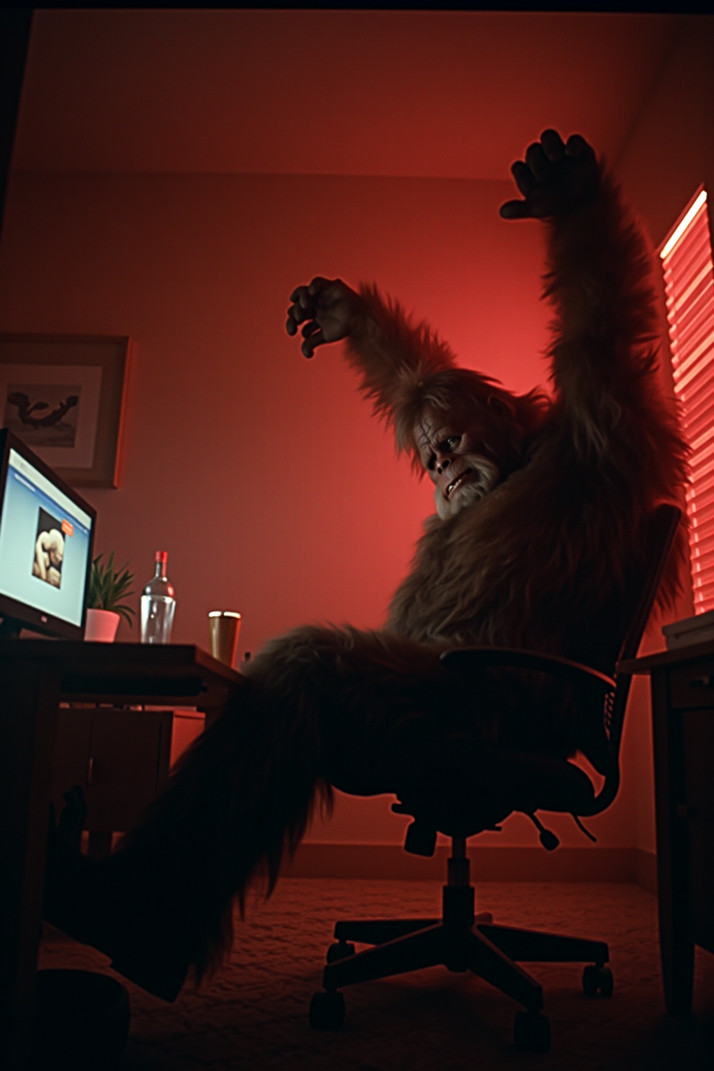 harrybigfoot_stretching_in_an_office_chair_in_all_you_can_eat_buffet__dark_fantasy_horror__eerie_atmospheric_mood____overlay_red__high_contrast__deep_shadows__surreal__creepy_ultra_detai_892695199.png