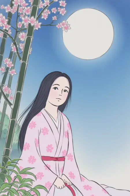 The Tale of the Princess Kaguya style (Takahata's Ghibli movie)