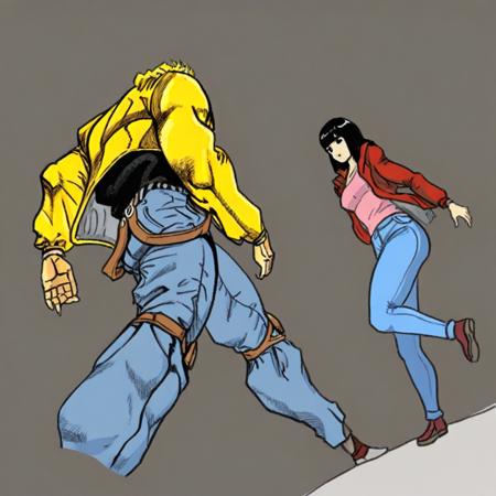 Dio Walk | JJBA meme Illustrious