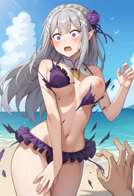 Bursting Breast | Exploding Clothes | Torn Clothes Version | Lewd Concept | PonyXL