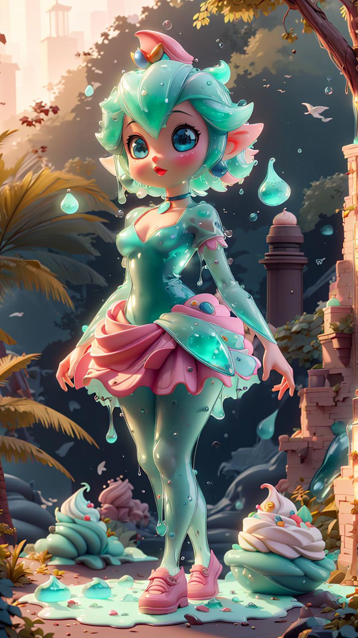 MintSlime Skin - Character Creation image by marusame