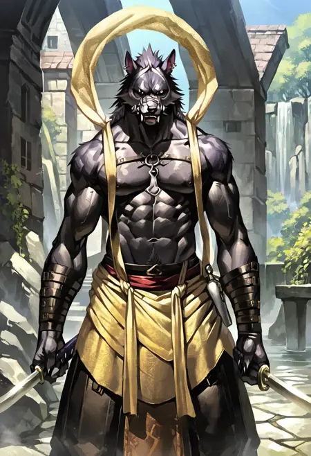 渡辺綱 WatanabeTsuna-XL_Pony O・TO・GI-百鬼討伐絵巻-