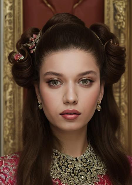 (aesthetic) afra_saracoglu in (prom dress|decade costume),portrait,intricate detail,(ringlets),( kanzashi),at tudorbethan,midday,art by  (Konstantin Korovin),
<lora:afra_saracoglu-98:0.8>,<lora:depth_of_field_slider_v1:8>,