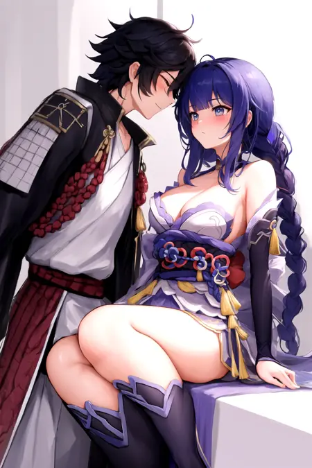 Teppei x Raiden Ei (Genshin Impact)