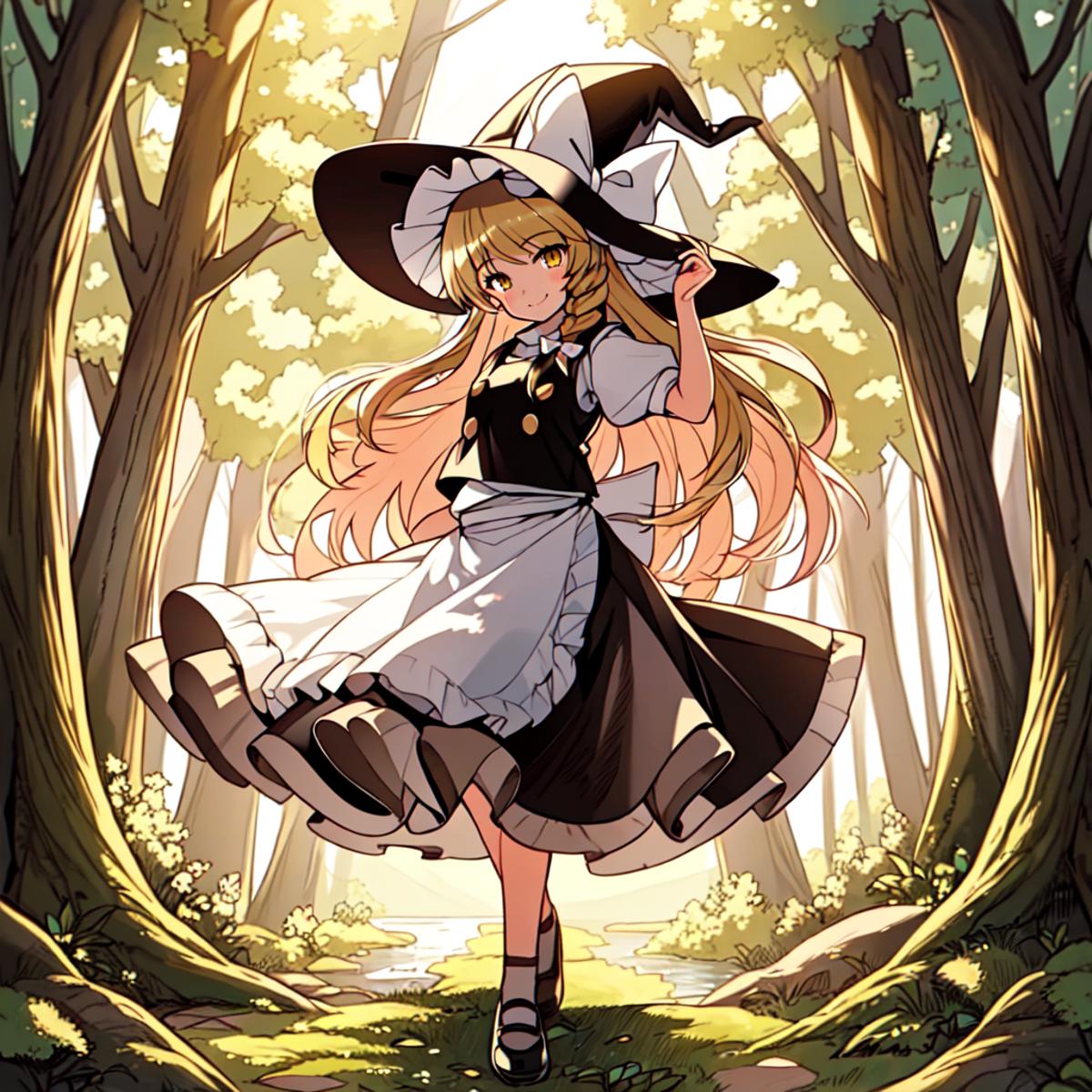 kirisame marisa (touhou) 雾雨魔理沙 东方project image by kriChris14