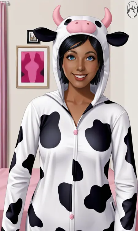 Cow onesie