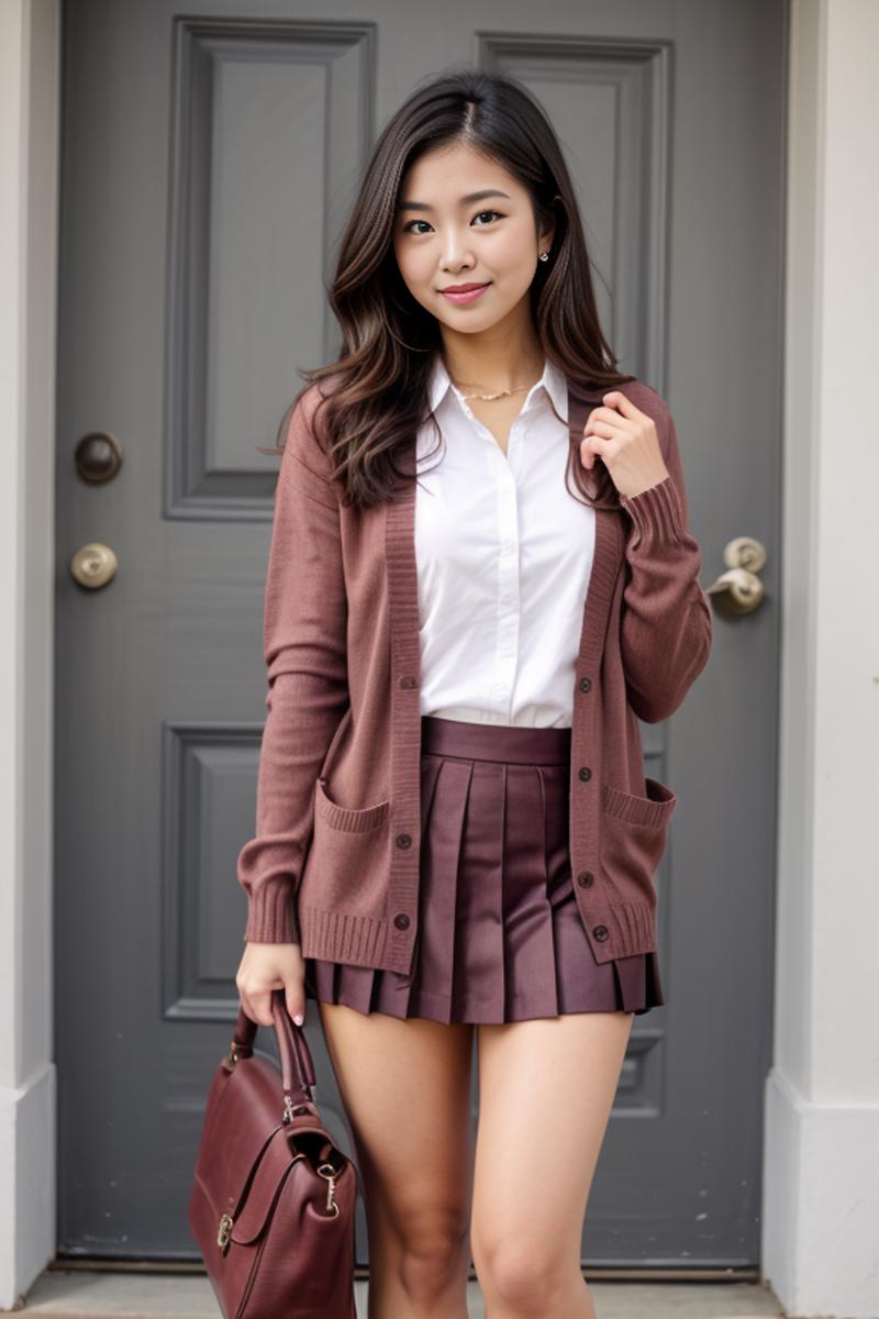 Cardigan & MiniSkirt By Stable Yogi image by Stable_Yogi