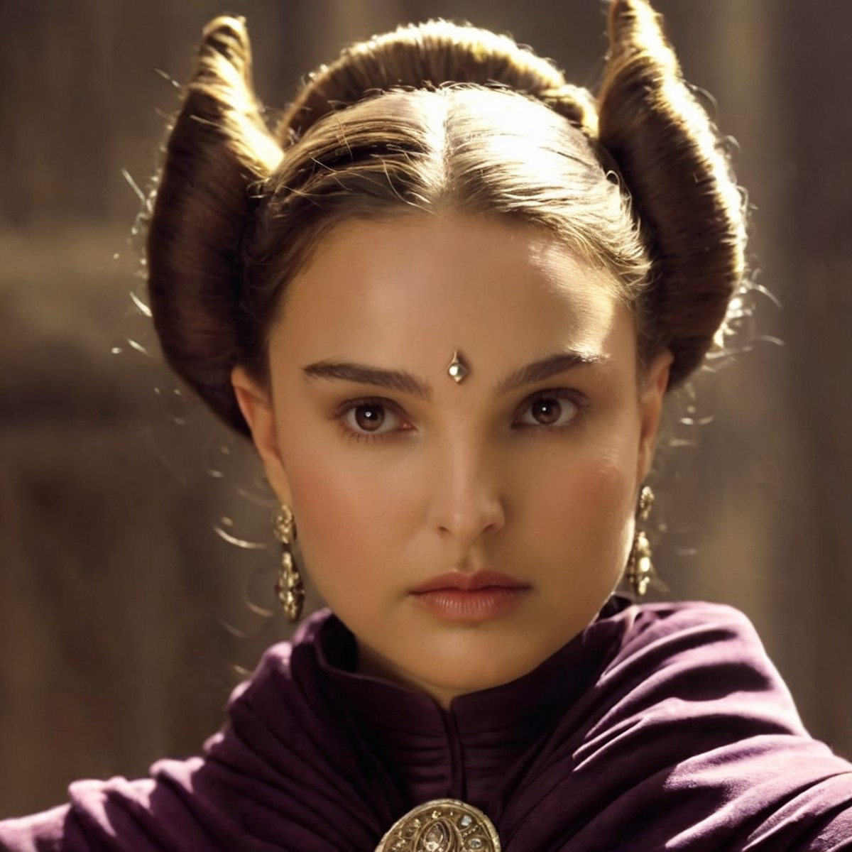 cinematic film still of  <lora:Padme Amidala:1.2>
Padme Amidala a woman with a crown on her head In Star Wars Universe, sh...