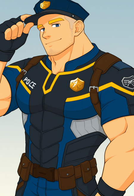 Police Uniform (Takemoto Arashi Design) IL-SDXL 1.0