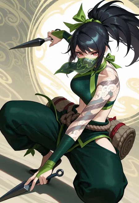 Akali (10 Outfits) | League of Legends | [NoobAI-XL EPS v1.1]
