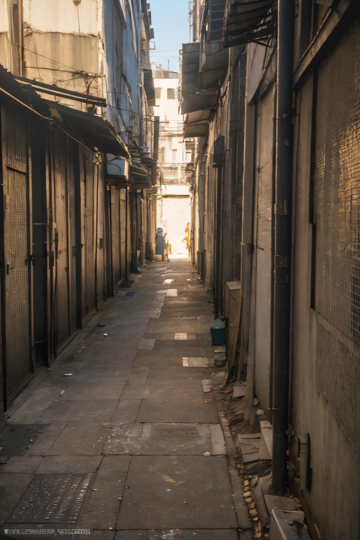 dirty alley image by ruanyi