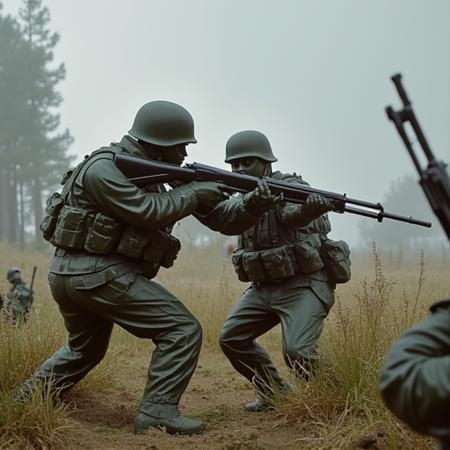 Bergen Toy Green Army V1