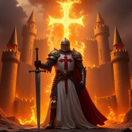 Knight style painting