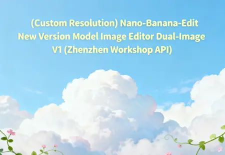 (Custom Resolution) Nano-Banana-Edit New Version Model Image Editor Dual-Image V1 (Zhenzhen Workshop API)