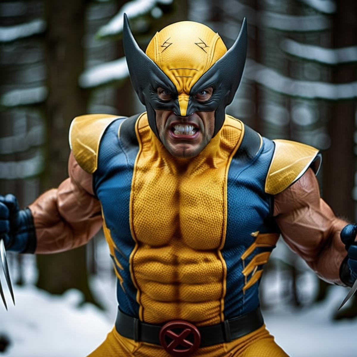 Wolverine with suit - SDXL image by PhotobAIt