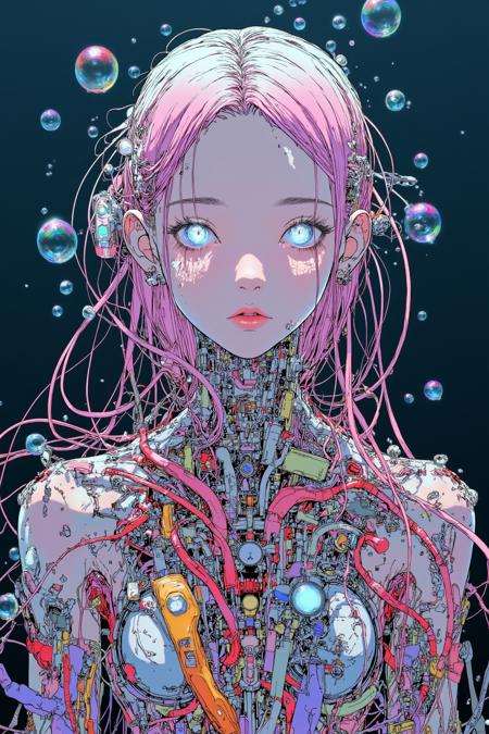 Flux.1_Mechanical  Bloom · Surreal Anime-style Portrait v1.0