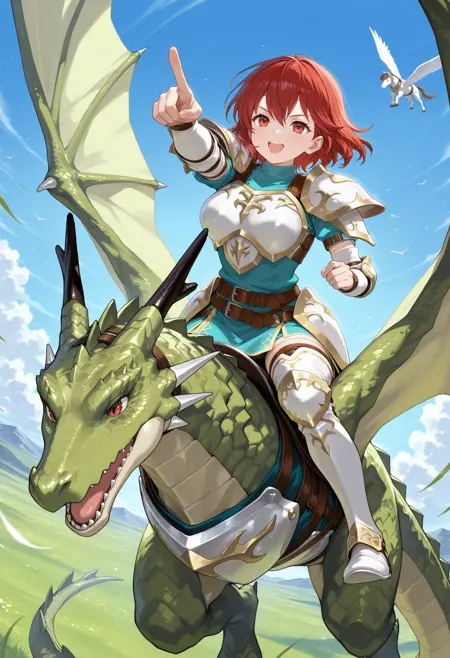 Wyvern rider / ドラゴンナイト (Fire Emblem) Pony/Flux/IL/NAI