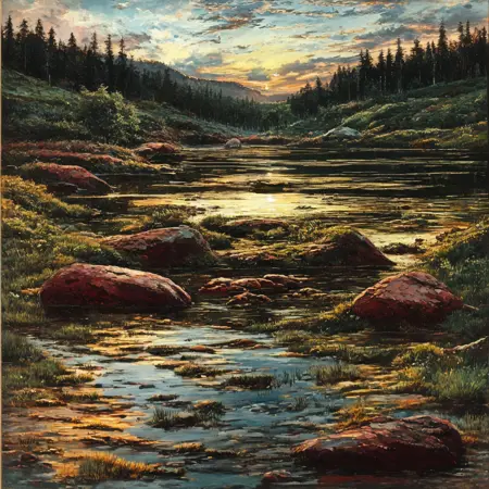 Ivan Shishkin artsyle midjourney