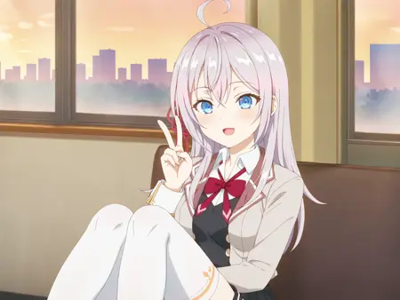 艾莉莎·米哈伊罗夫纳·九条 アリサ・ミハイロヴナ・くじょう Falisa mikhailovna kujou 不时轻声地以俄语遮羞的邻座艾莉同学 時々ボソッとロシア語でデレる隣のアーリャさん