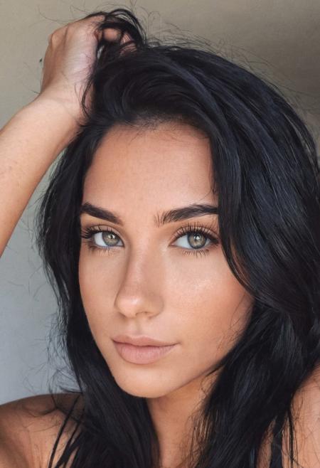 instagram photo, photo of a 25 y.o woman, black hair, perfect detailed eyes, natural smooth skin
