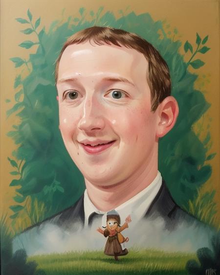 <lora:COOLKIDS_MERGE_V2.5:1> a whimsical fantasy painting, ,   zckr man <lora:Zuckerberg_55_2-000001:1>