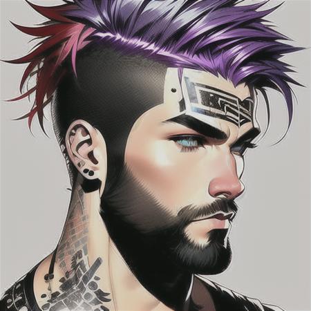 Handsome Punk Man