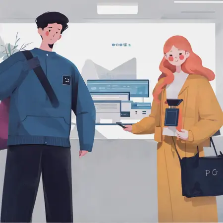 Marketing Flat Characters