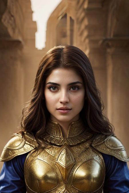 Persian Warrior   girl  , beatiful  face ,  ,symmetrical eyes, upperbody 
ultra realistic 8k cg, picture-perfect face, perfect breast ,flawless, clean, masterpiece, professional artwork, famous artwork, cinematic lighting, cinematic ,  random hairstyle generate ,  generate random nationalty