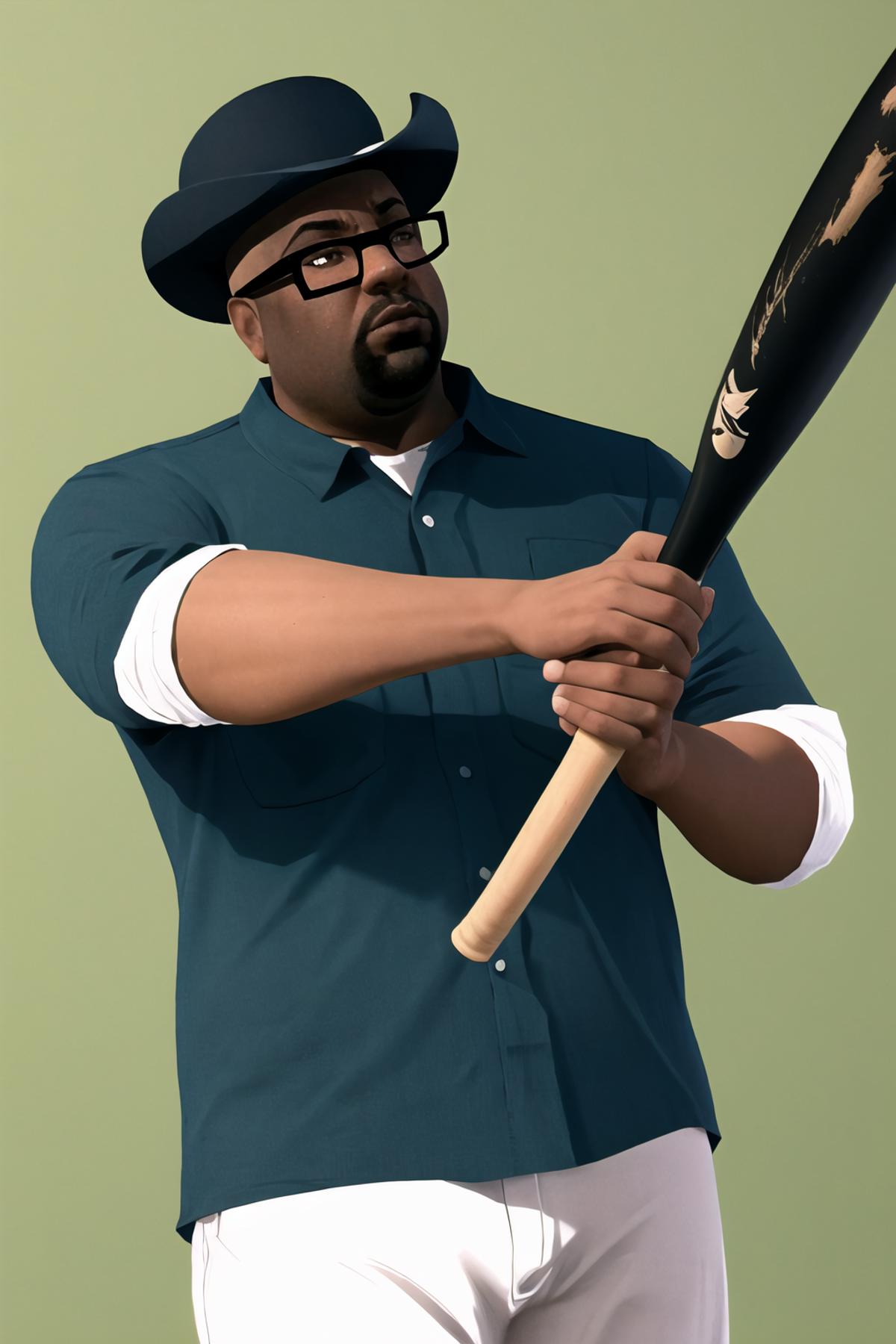 Big Smoke GTA | Character LoRA image by FallenIncursio