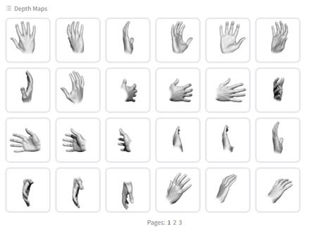 50 Hands Images for Depth Library | ControlNet v1.0