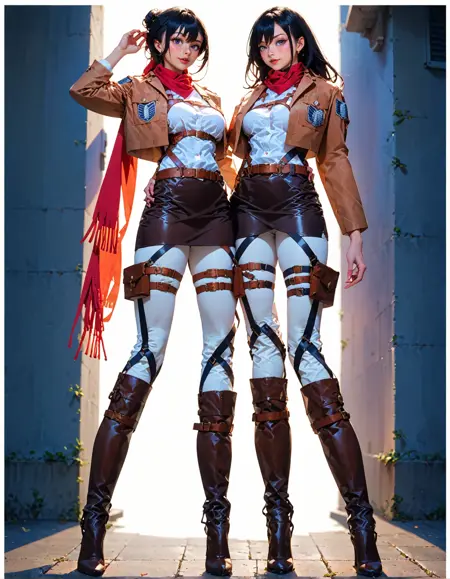 Survey Corps Uniform (Attack on Titan) [Pony & SD1.5]