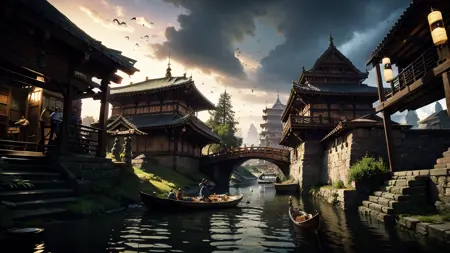 Ancient Chinese martial arts style 传统武侠风格