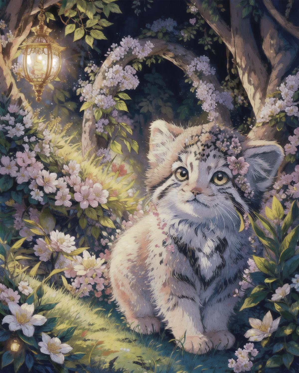 LEOSAM's 兔狲/Pallas's cat/manul/マヌルネコ LoRA image by LEOSAM