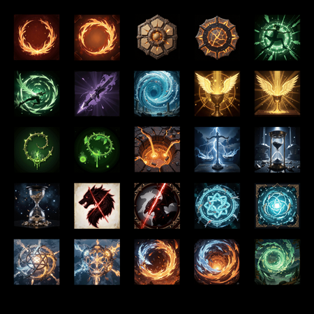 Magic Skill Icon_F1_V1.0 Magic Skill Icon_F1_V1.0