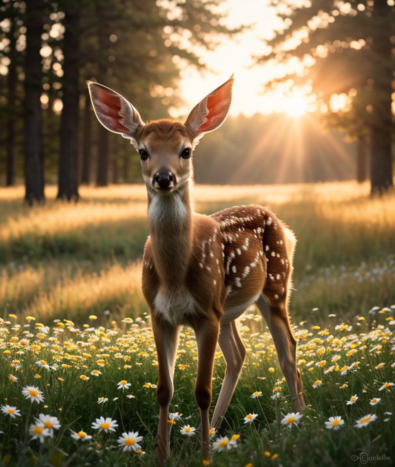 European fallow deer "Bambi" image by zerokool