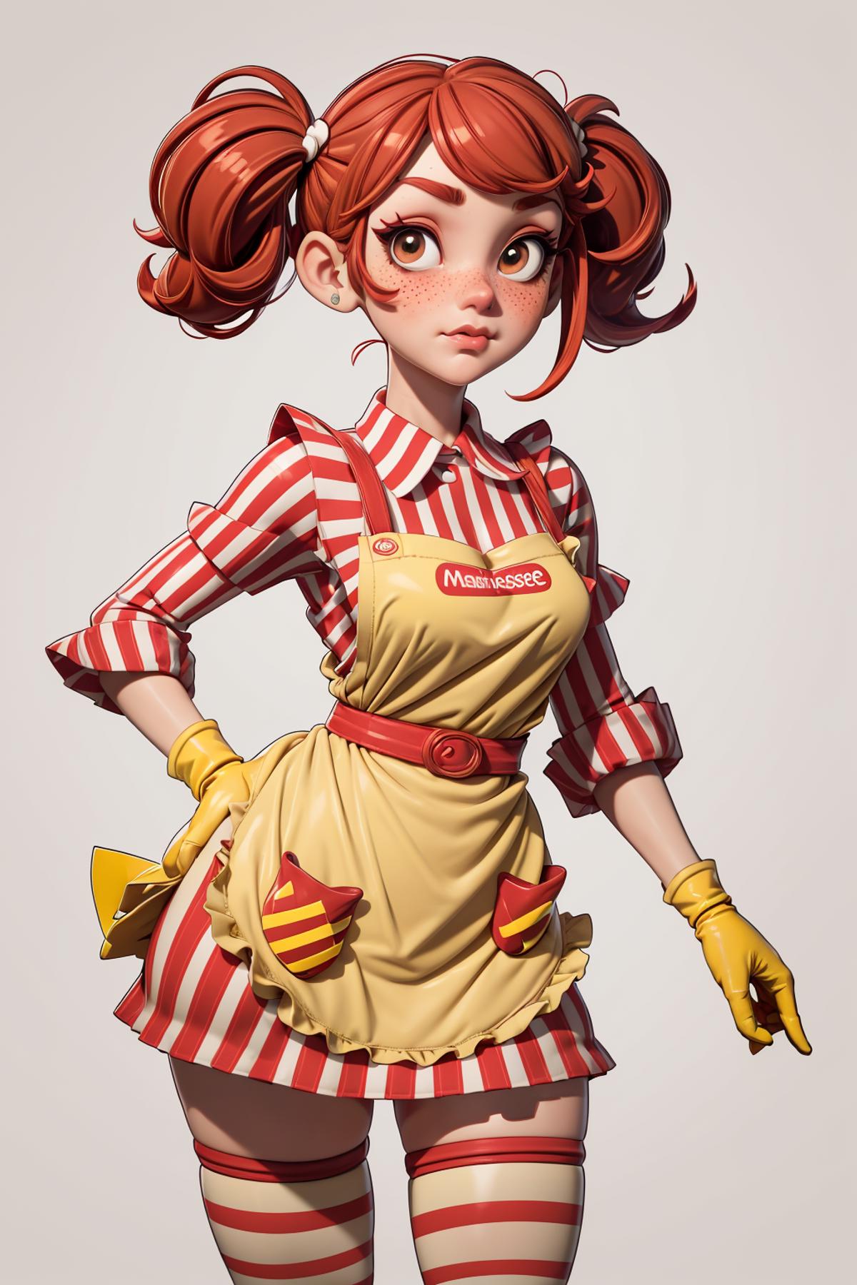 Ronald McDonald-Chan, Character/Outfit, by YeiyeiArt (Restaurant Series) image by disti001