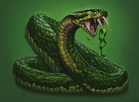 Fantasy Card Art XL - Snakes V1